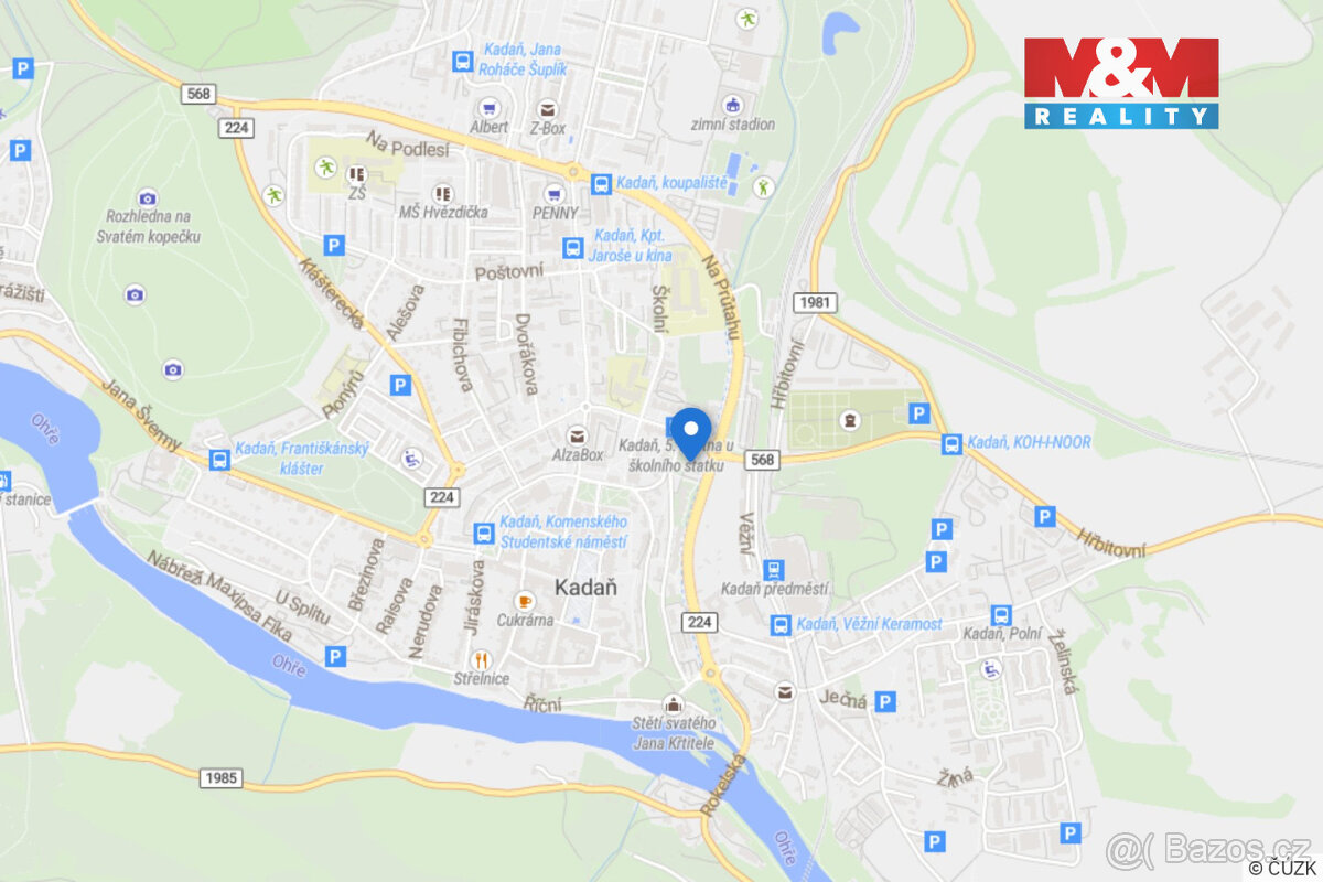 Prodej bytu 3+1, 60 m², Kadaň, ul. Koželužská - 14