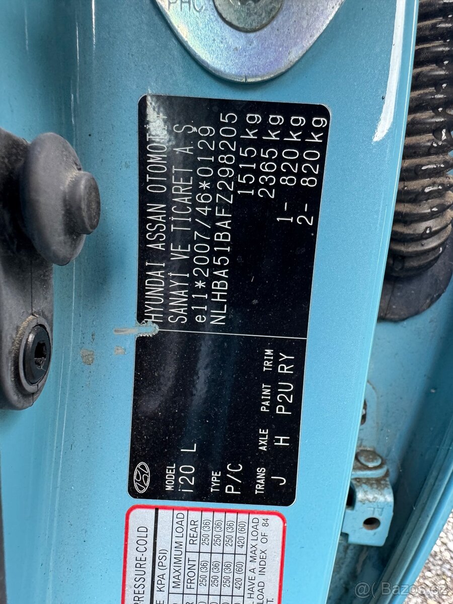 Hyundai I20, 1,2/63kW, ČR - 14