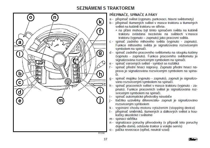 NÁVOD K OBSLUZE ZETOR PROXIMA PLUS A POWER - 14