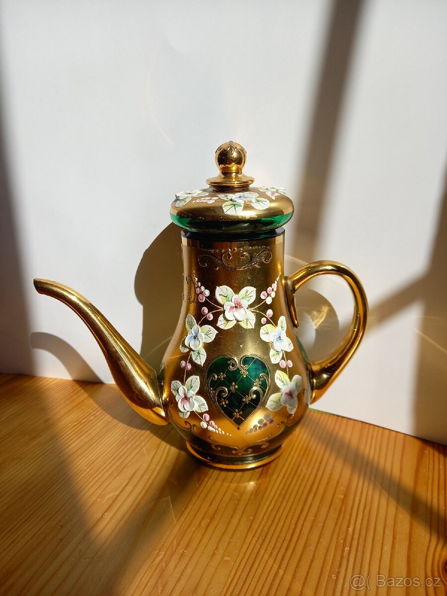 Novoborské sklo zelené - 14