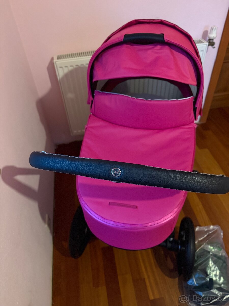 Rám/Podvozek outlet Cybex Priam 4.0 Chrome Black + kola - 14