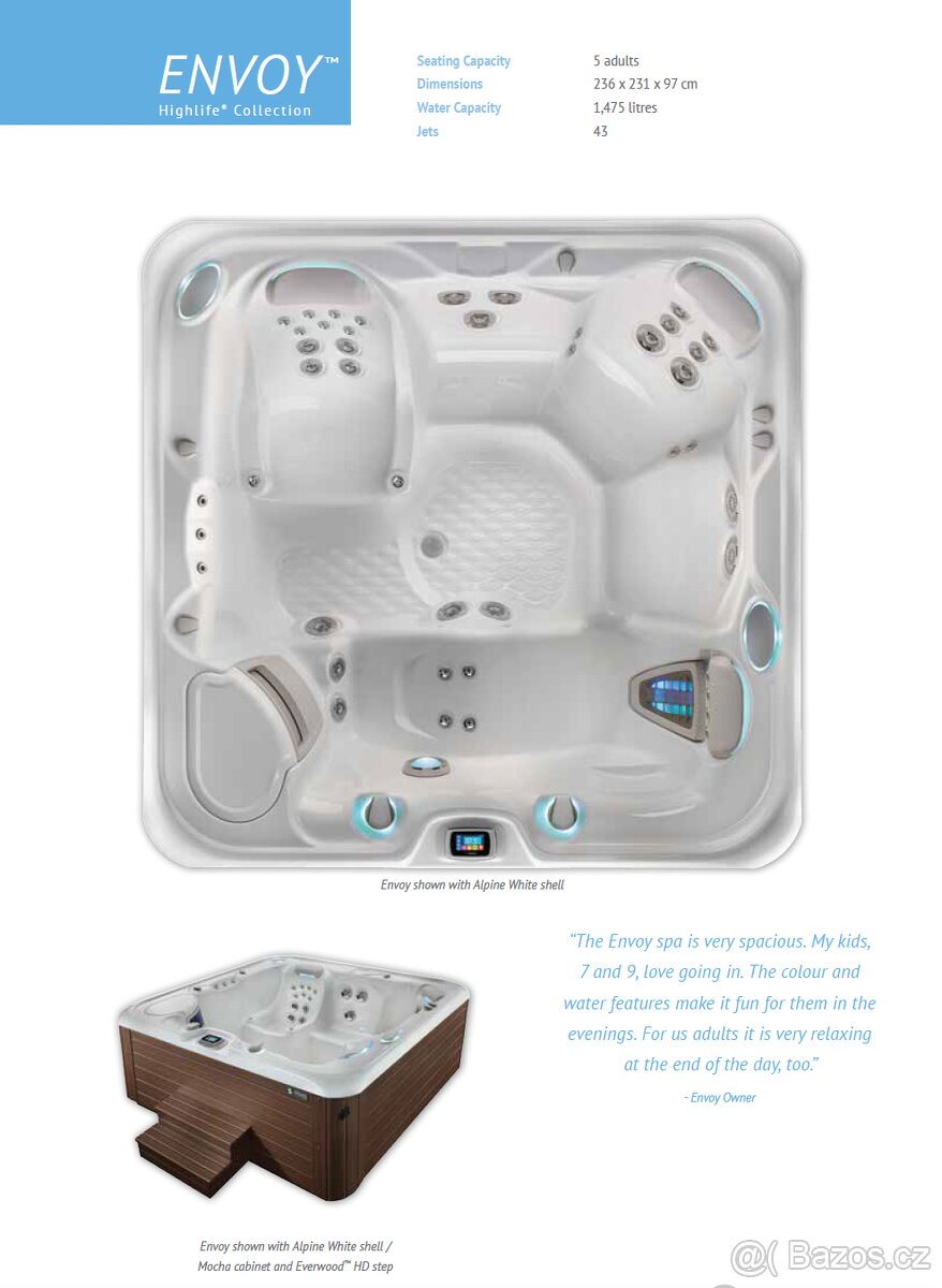 Vířivá vana Envoy HotSpring - 14