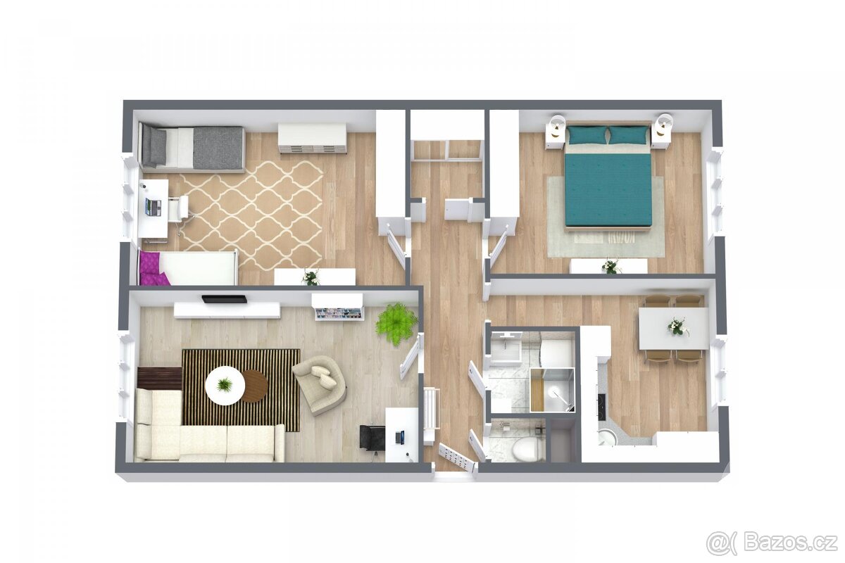 Podnájem bytu 3+1 v Bohumíně, ul. Štefánikova - 14