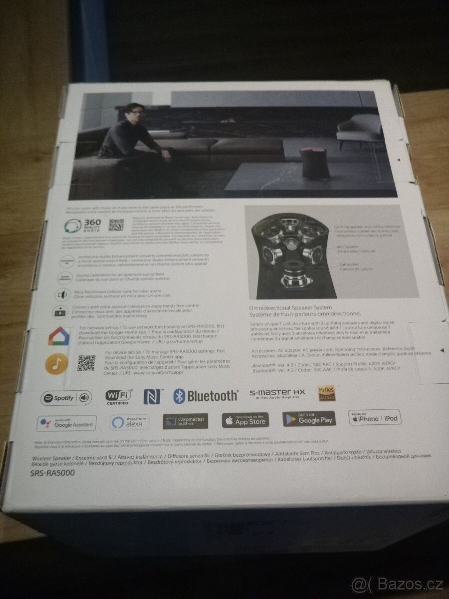 bluetooth reproduktor SONY SRS-RA5000 - 14