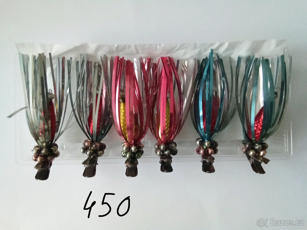 Staré vánoční ozdoby, baňky a jiné - 14