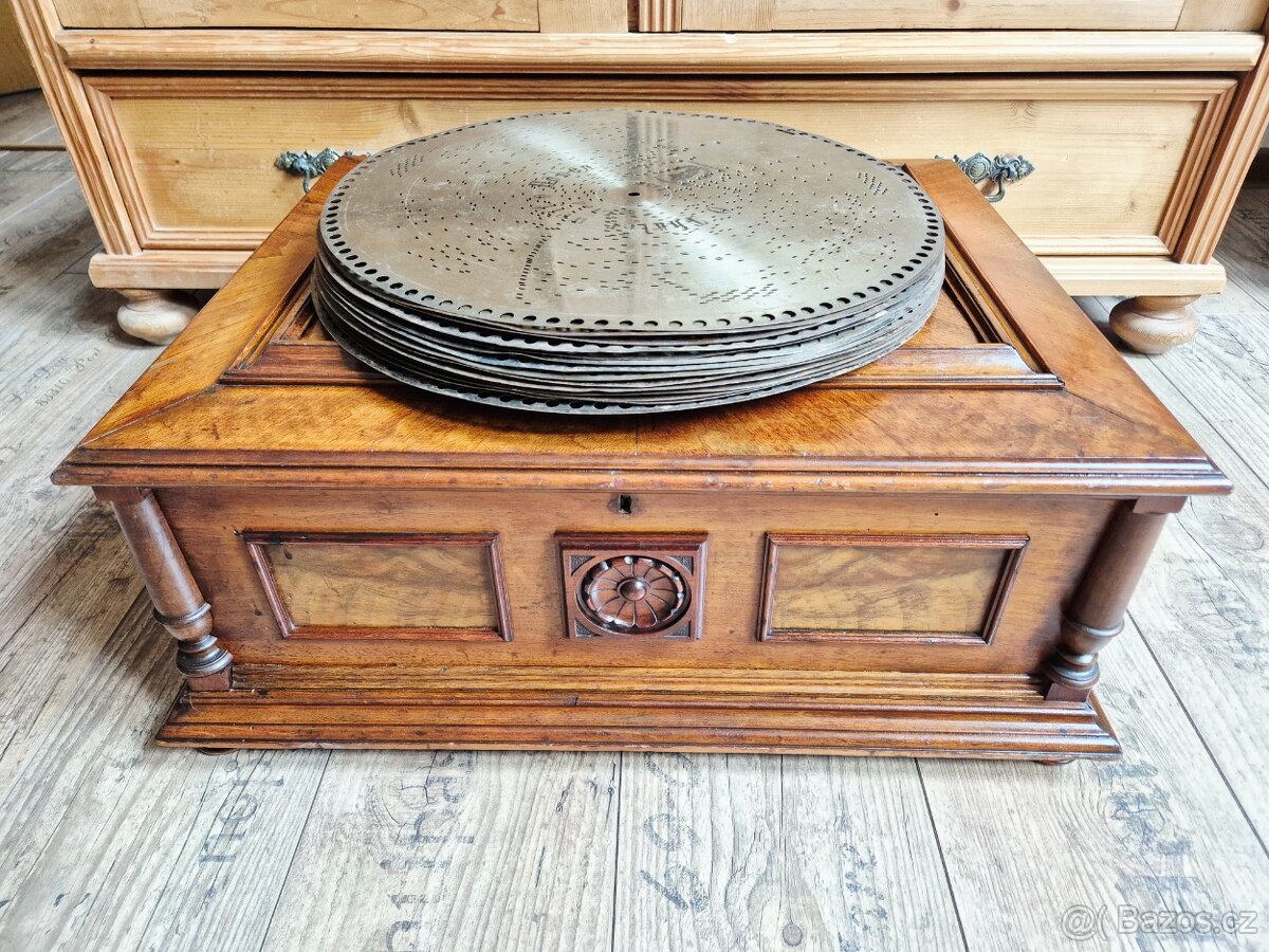 Velký starožitný Polyphon, 1889 - 14