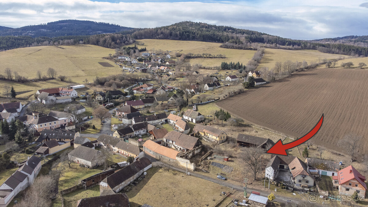 Prodej RD se stodolou Šumava, Kadešice u Sušice - 14