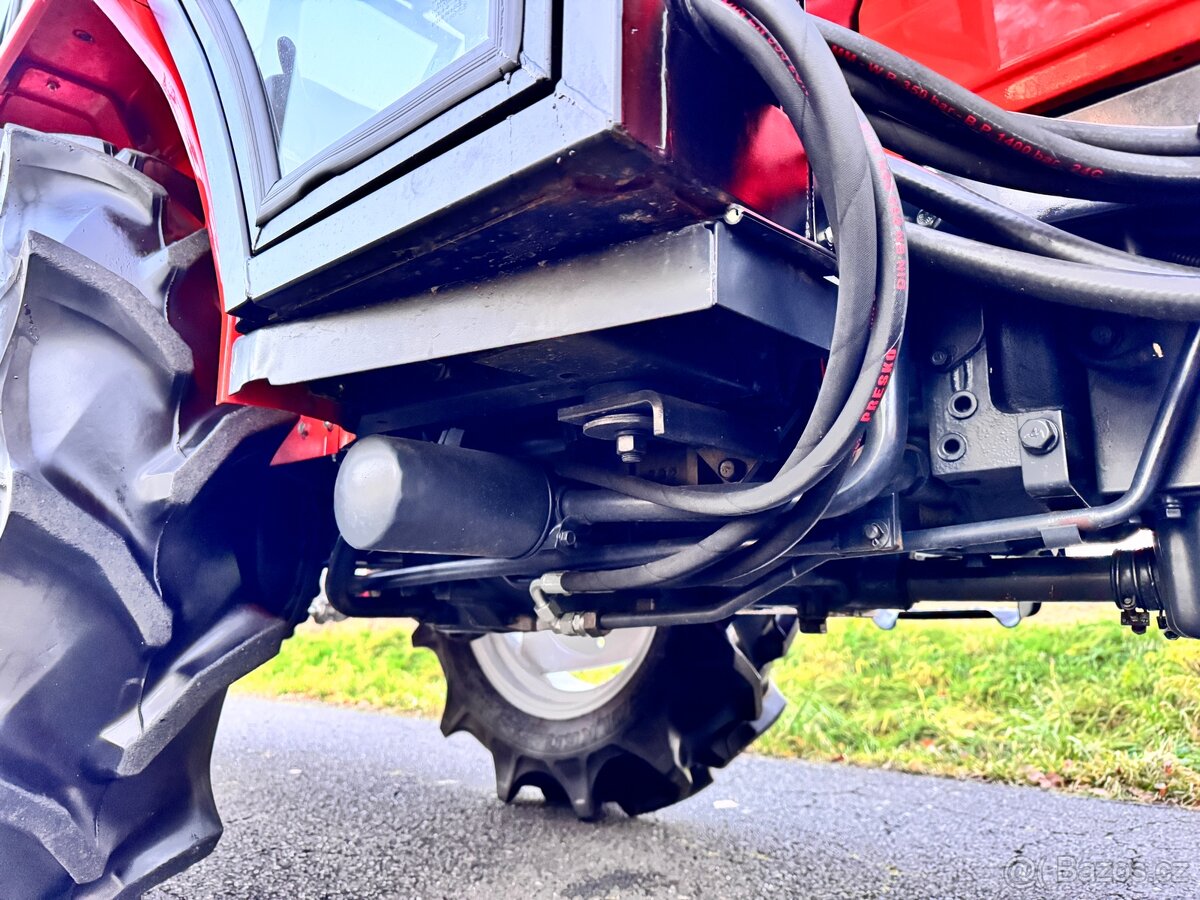 Malotraktor KUBOTA GL23 vyhřívaná kabina • radlice + sypač - 14