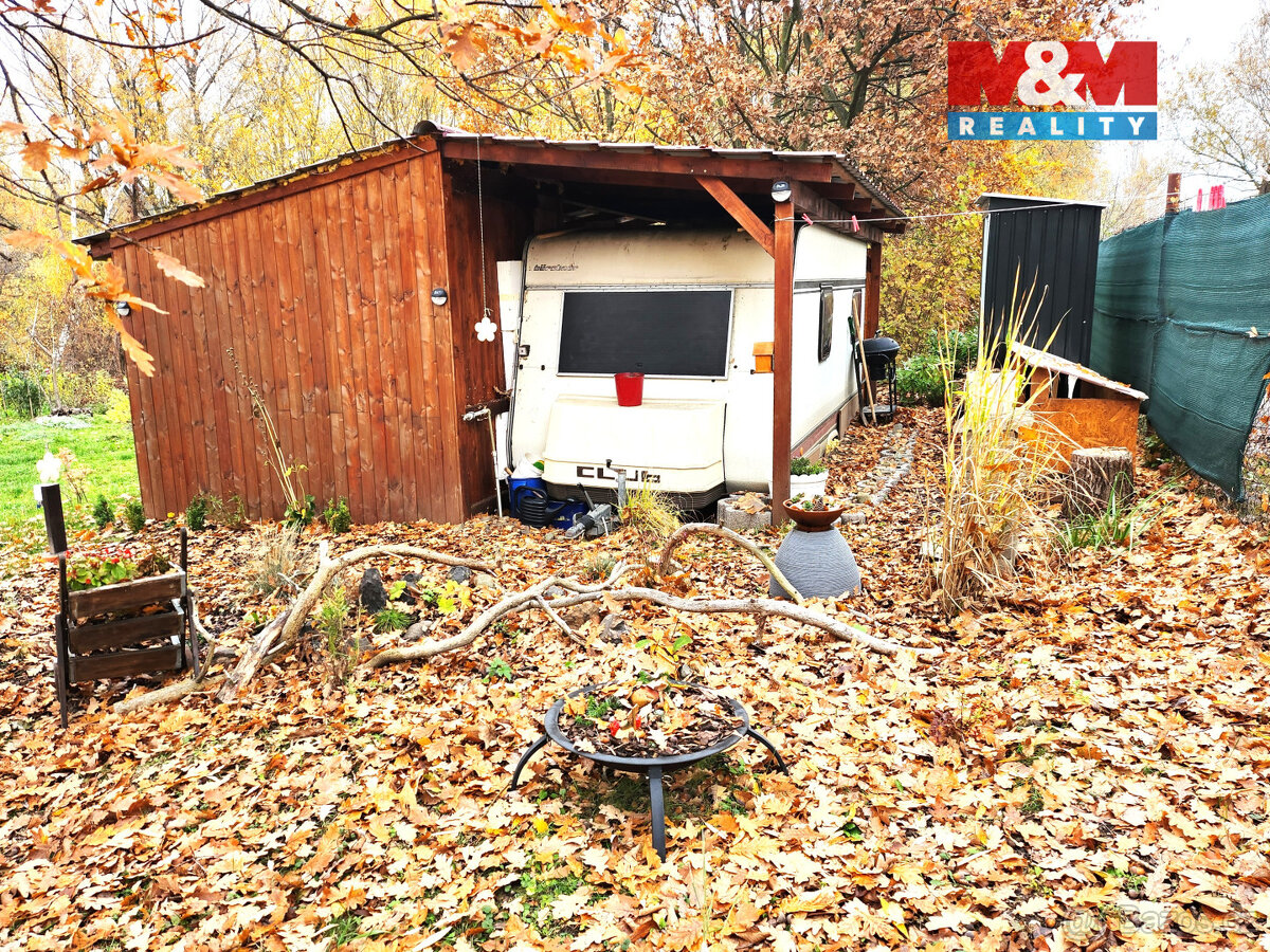 Prodej, karavan s dřevěnou přístavbou, Hradec u Kadaně - 14