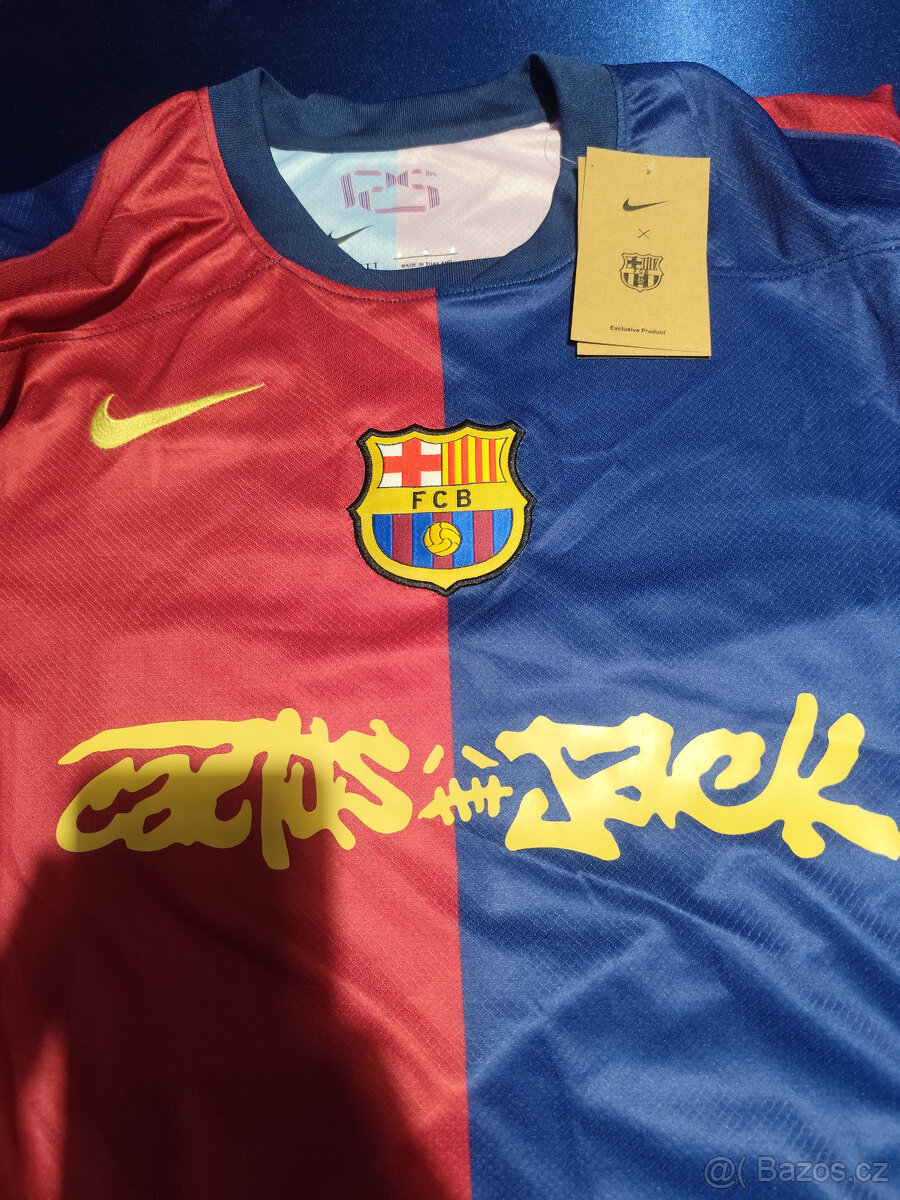 Dres Fc Barcelona Cactus Jack Travis Scott Nový s visačkami - 14