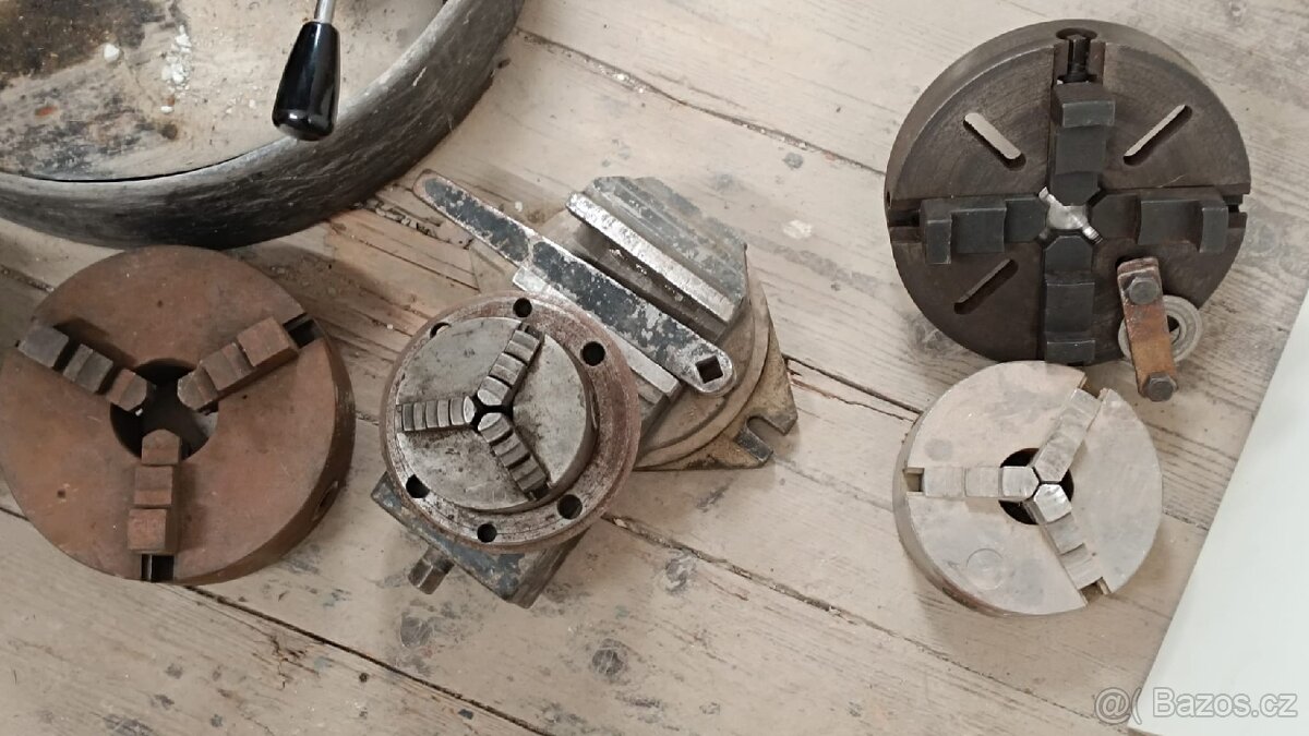 Historický soustruh kombinovaný s frézou. - 14