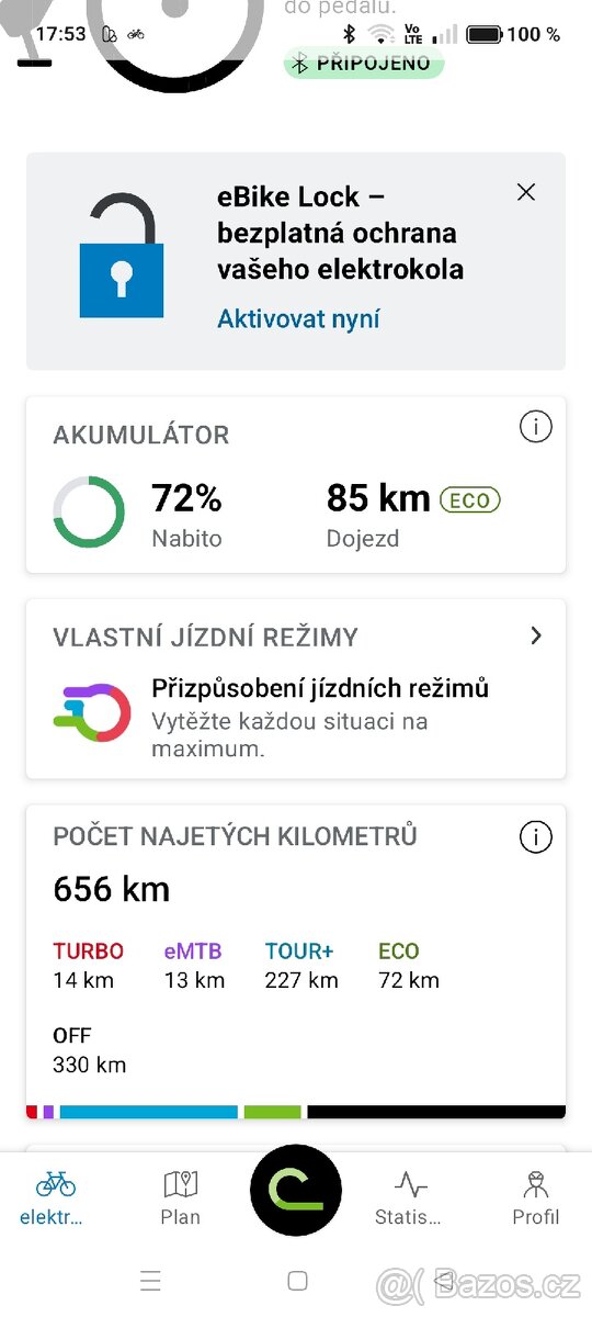 29" celoodpruzene el. kolo Cube Stereo Hybrid 120 Pro 750 - 14