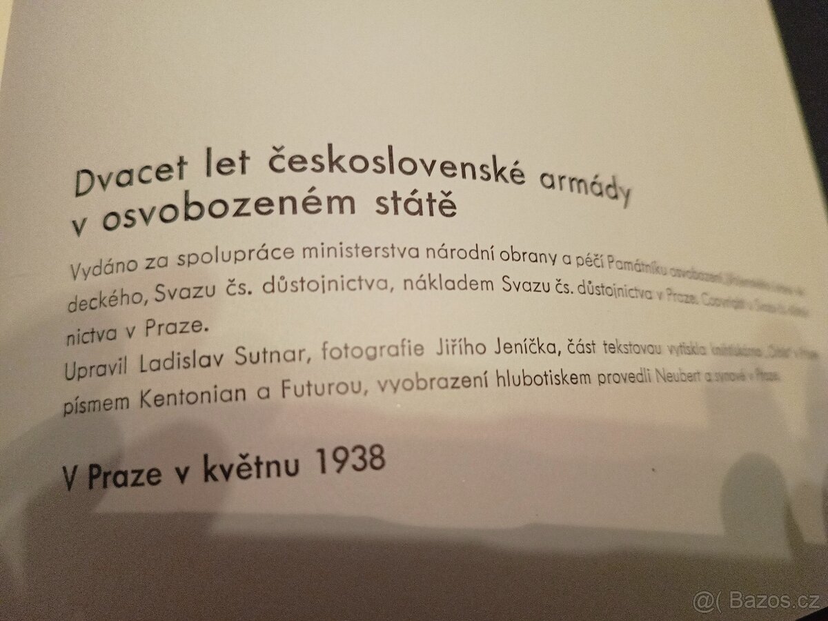 prodam knihu 20 let cs.armady-polokožena vazba 1938 - 14