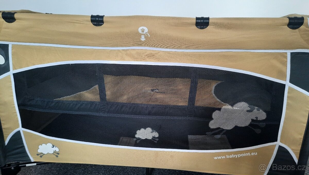 Cestovní postýlka +patro, pult a síť - 14