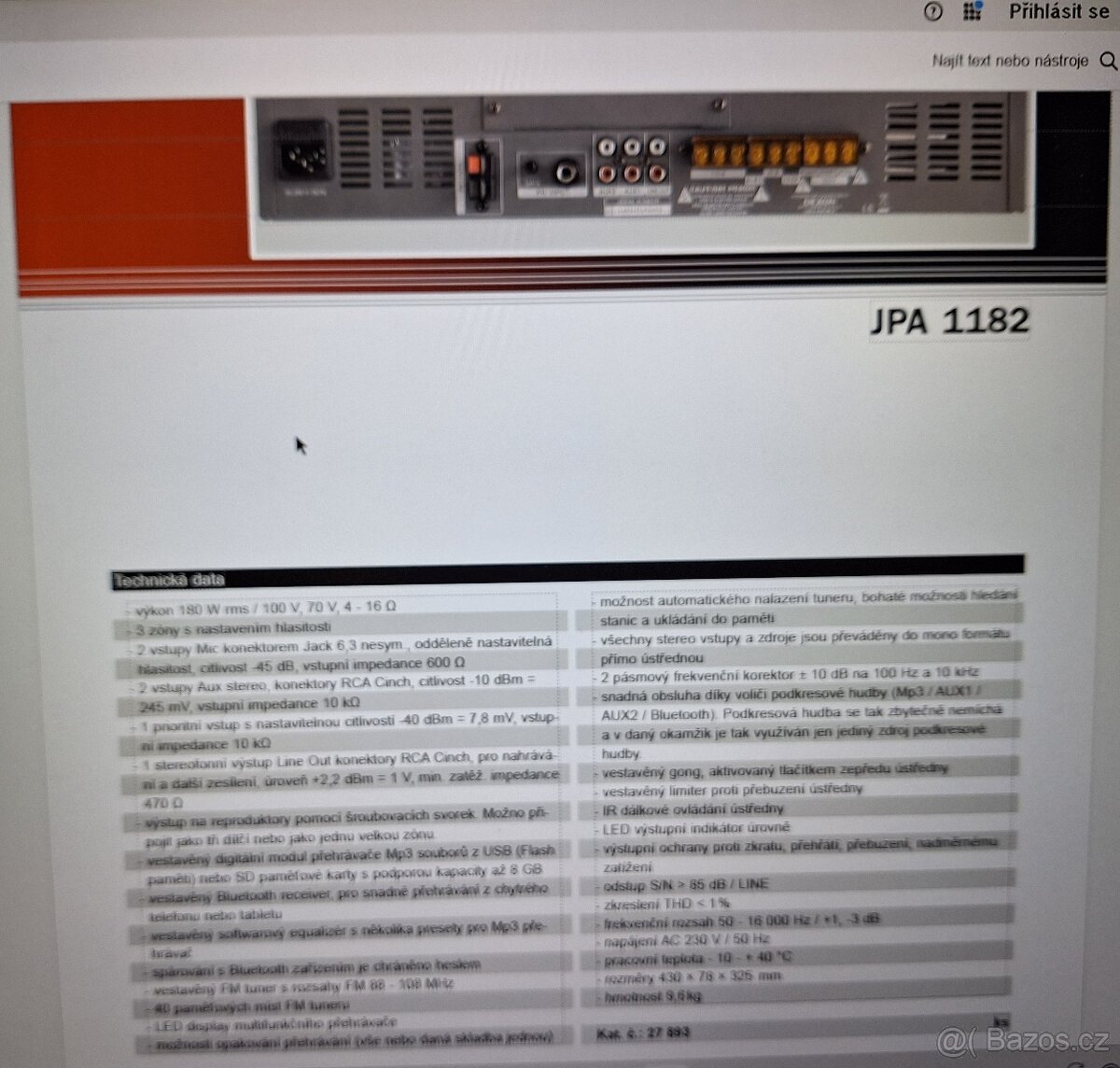 Dexon - reproduktory, subwoofer, ústředna - 14