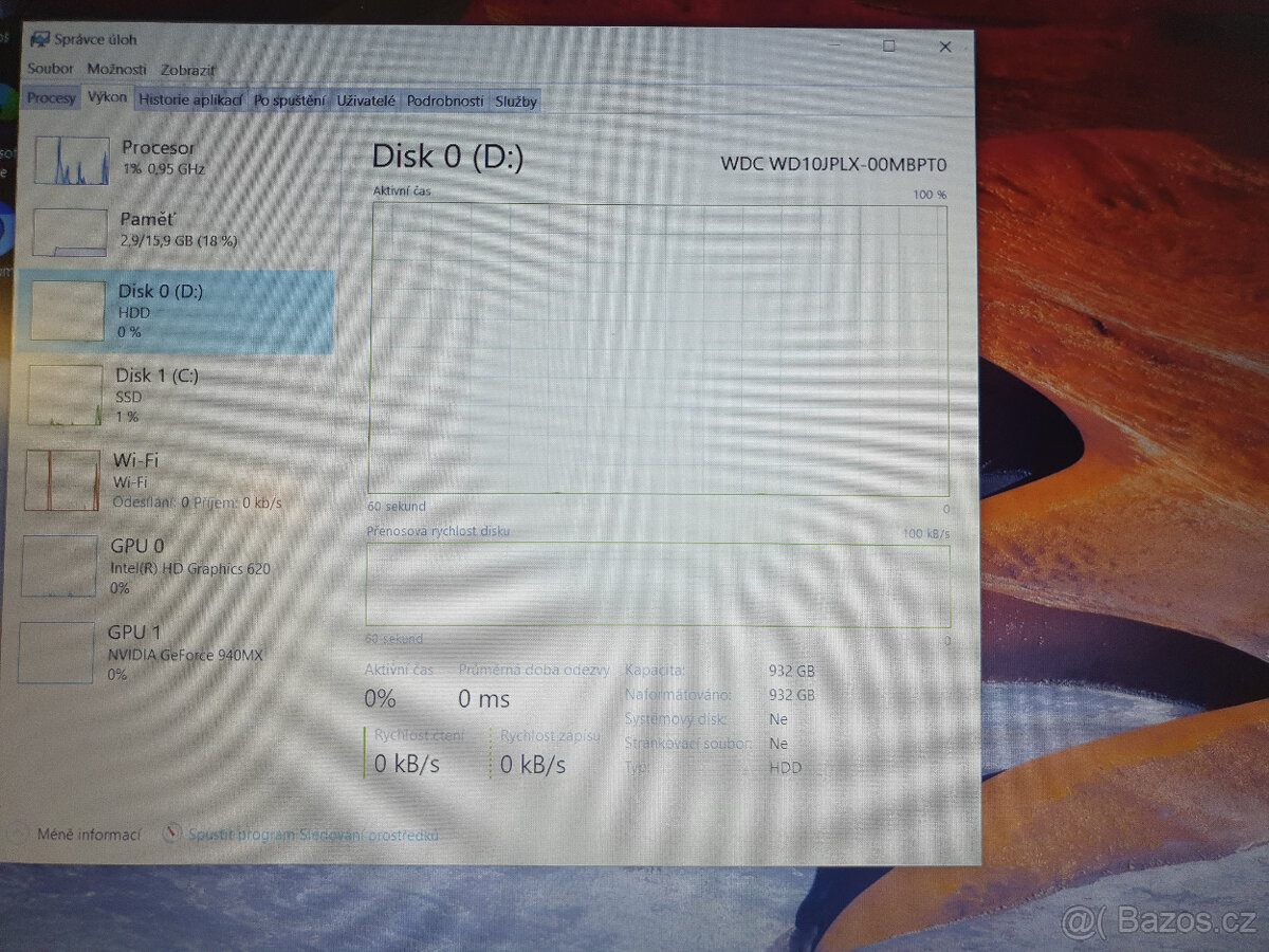 Prodám použitý notebook Acer Aspire E 15 Core i5 RAM 16GB - 14