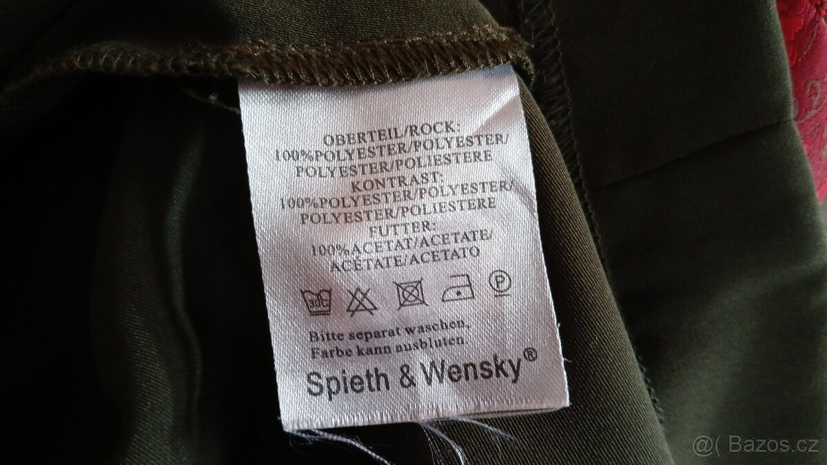 Krojové šaty dirndl Spieth & Wensky vel.M - 14