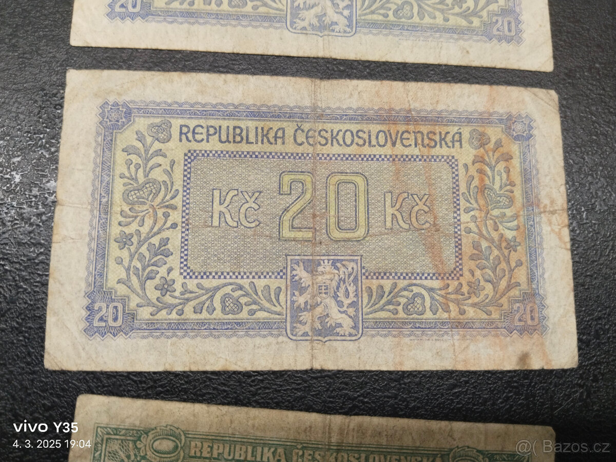 Bankovky Československo 1945 a 1946 - 14