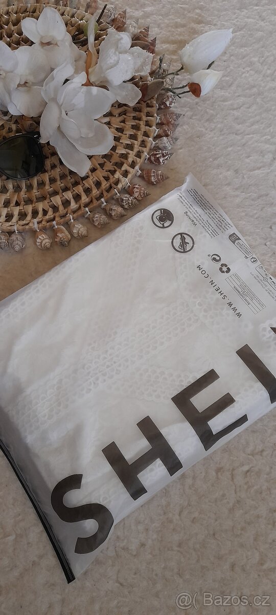 Dámské bílé krajkové letní šaty - NOVÉ - 14