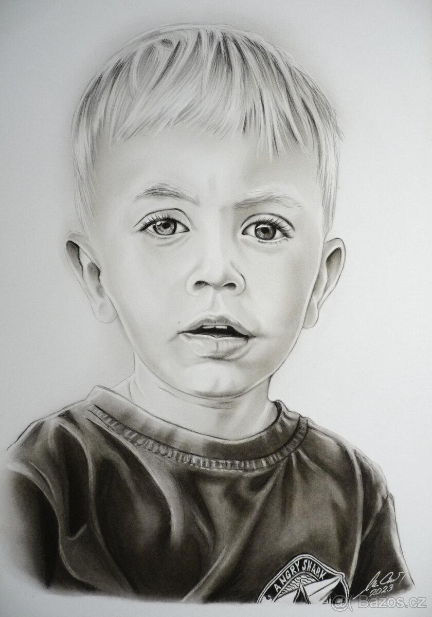 KRESBA PORTRÉTŮ PODLE FOTOGRAFIE - 14