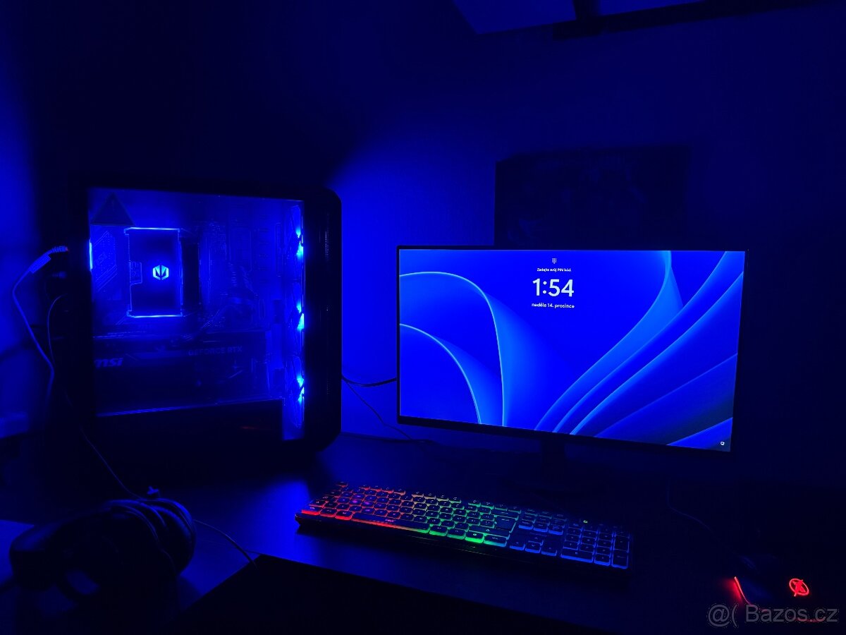 Herní PC - AMD Ryzen 7 7800X3D a RTX 5070Ti + Monitor zdarma - 14