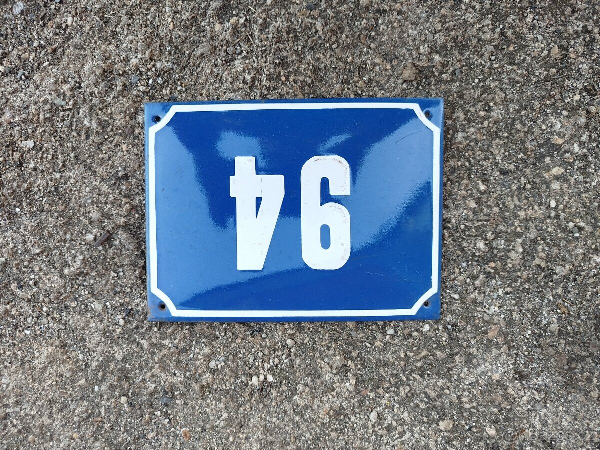 Smaltované cedule - 14