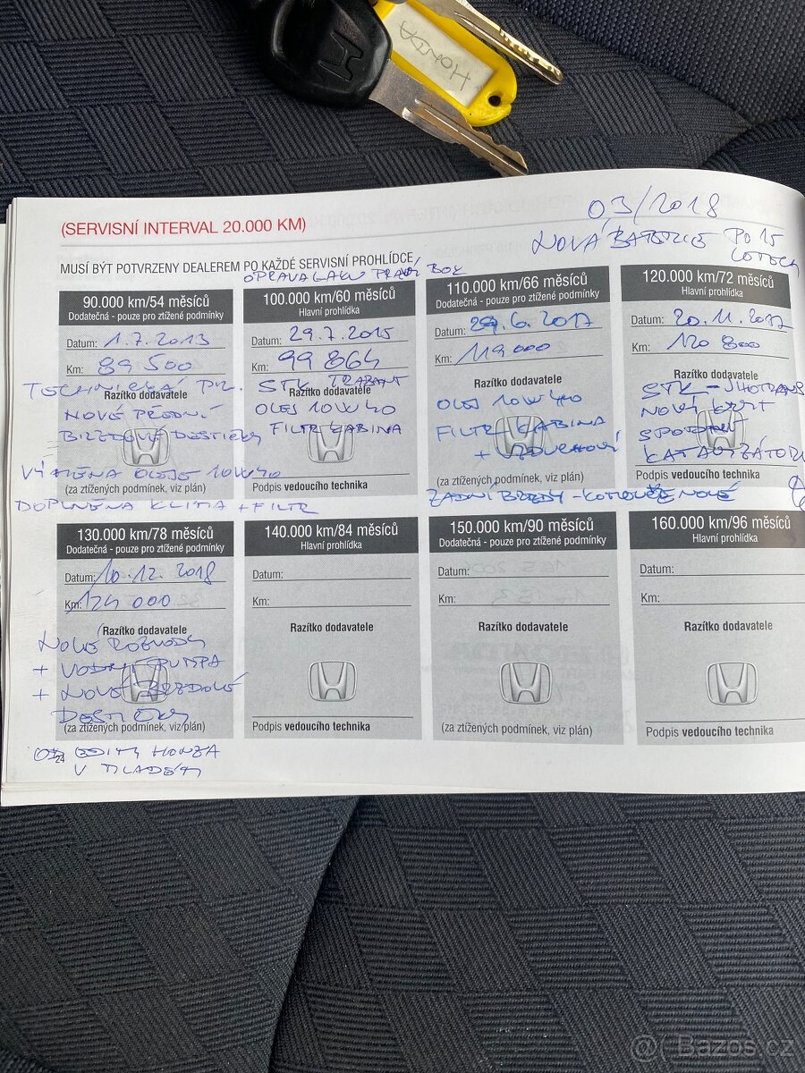 Honda Civic 1.6 VTEC 81kw rok 2003 STK 09/2027 původ ČR - 14