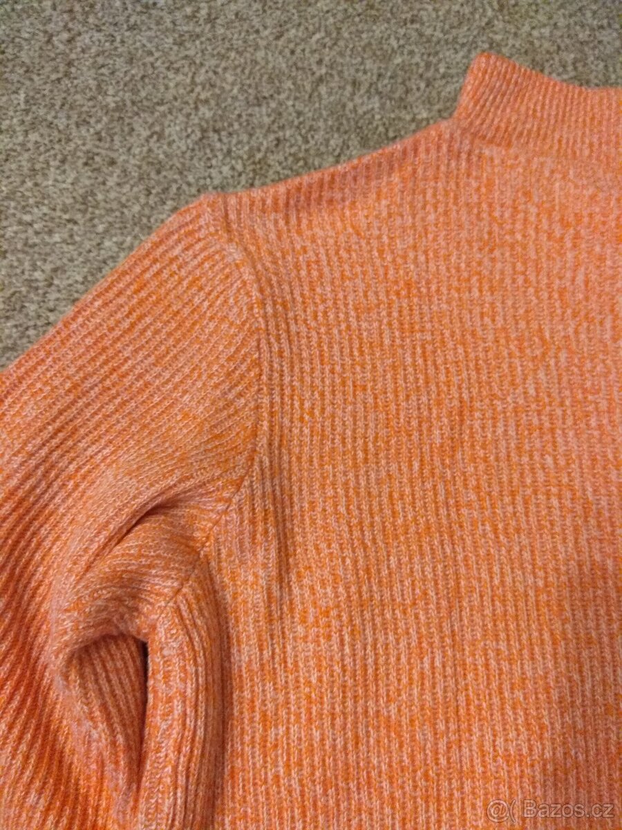 Nový unisex rolák Bonprix - L, lososová barva - 14