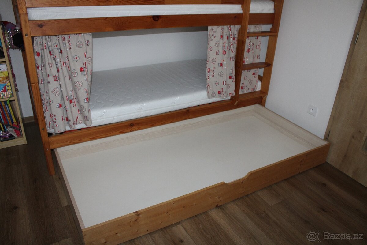 Palanda, patrová postel z masivu - 14