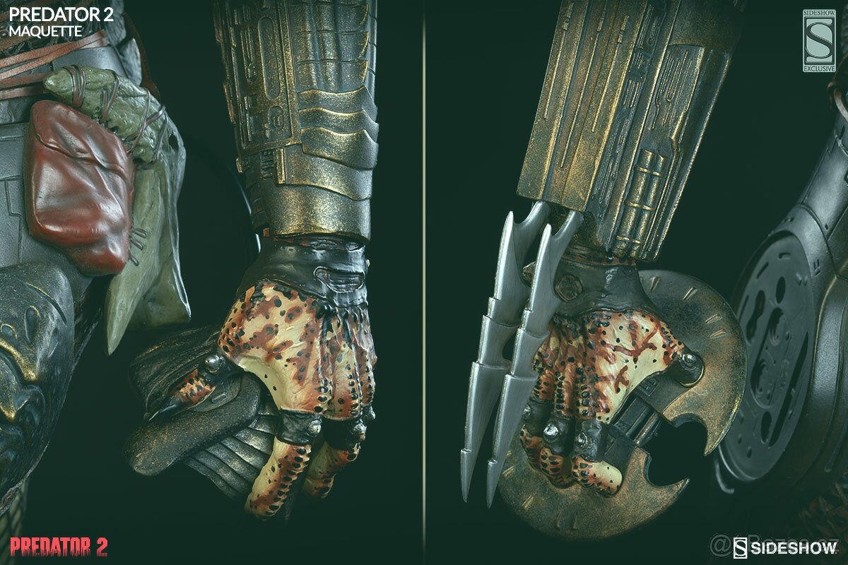 Predator 2 maquette 1/4 Exclusive 72cm, Sideshow+dárek - 14