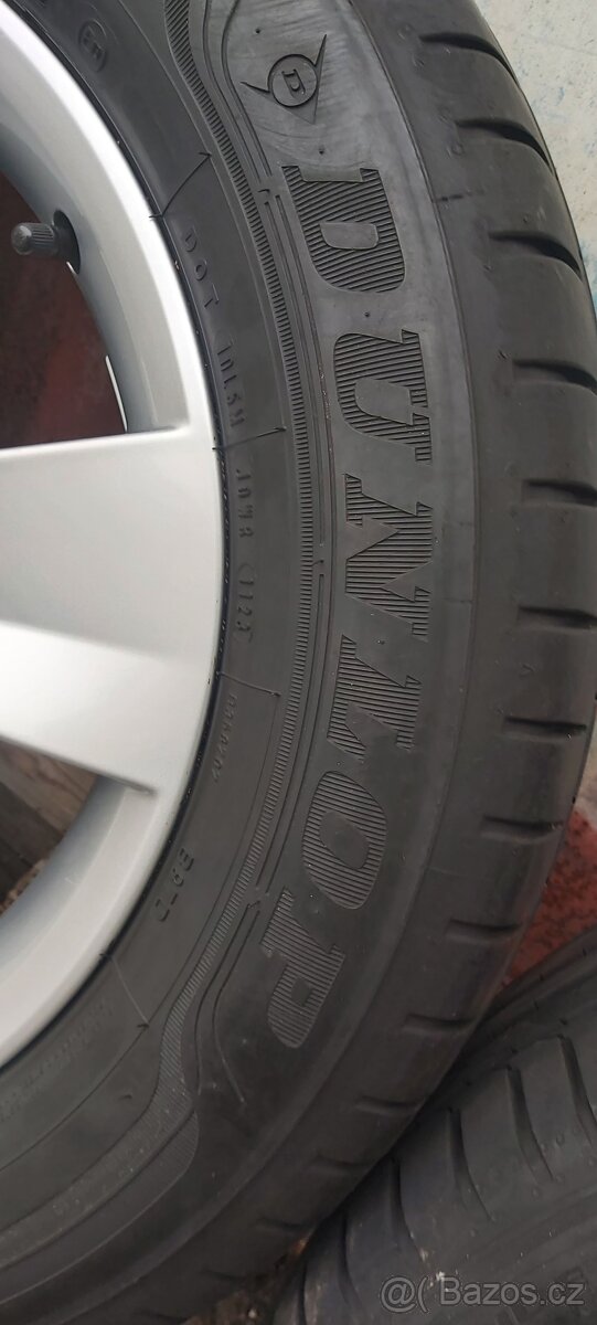 Alu kola 5x112 R16 Škoda ,VW s pneu 215/60r16 7mm TOPSTAV - 14