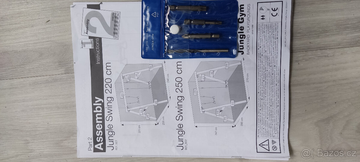 DĚTSKÁ HOUPAČKA JUNGLE GYM 250 - 14