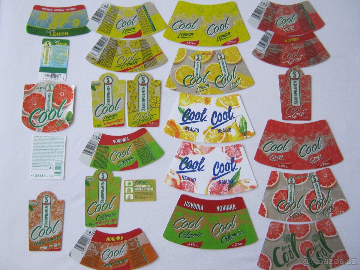 pivní etikety Praha Smíchov Staropramen sbírka 1050ks - 14