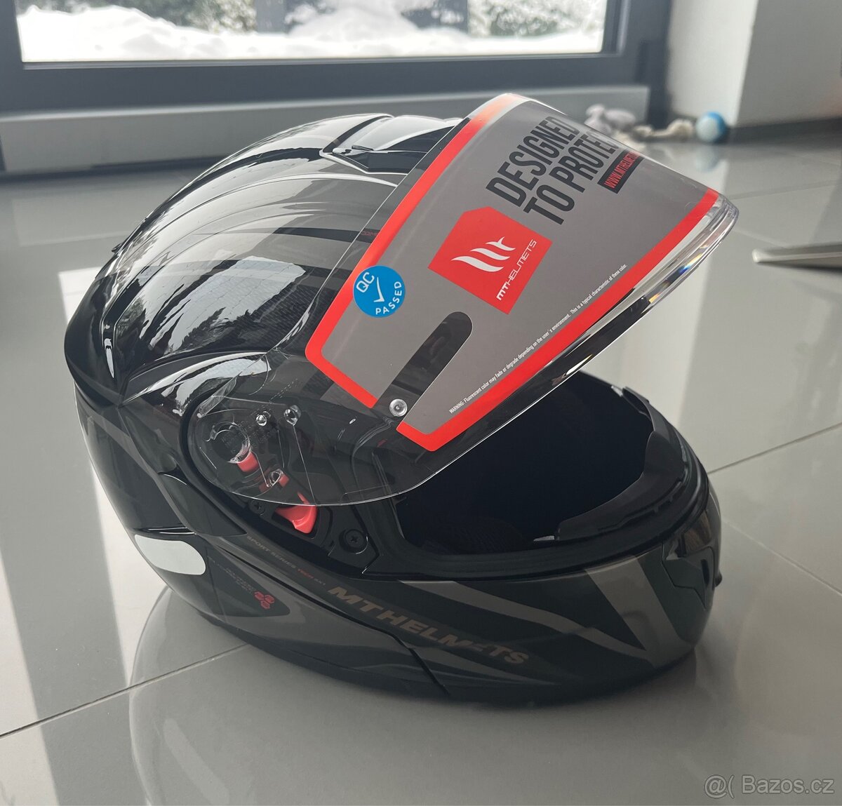 Helma na motorku MT HELMETS - překlopná (NOVÁ) - 14