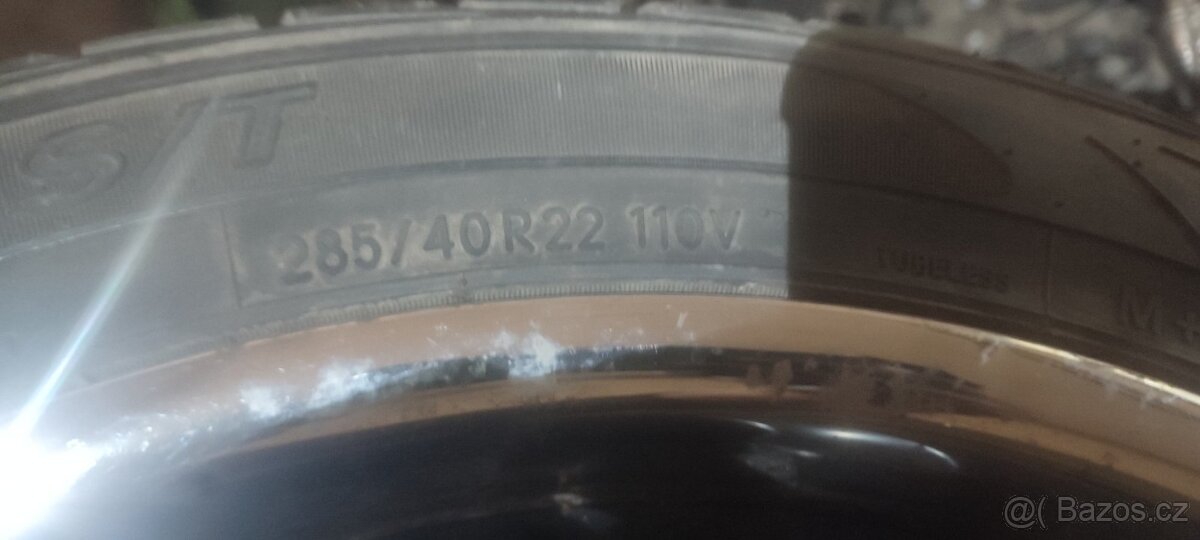 Kola BMW X5 R22 BMW 285/40 R22 pneu Continental - 14