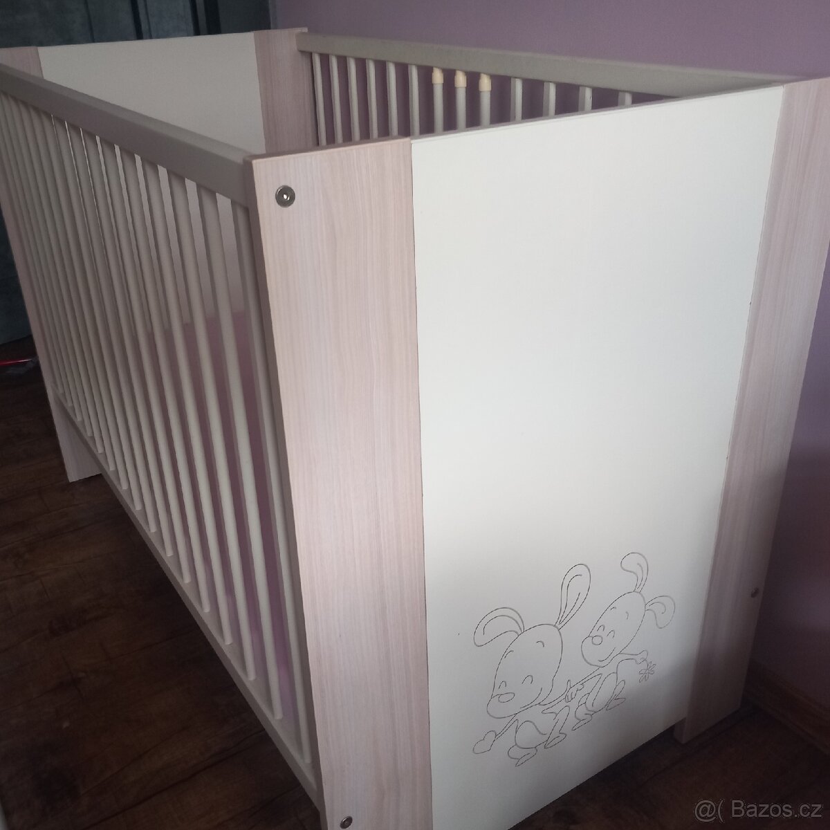 Detska postylka s prebalovaci komodou / pultem - 14