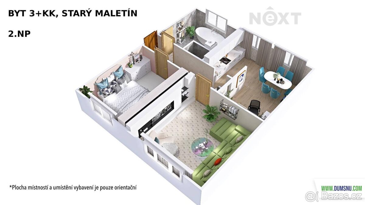 Prodej byt 3+kk, 56㎡ - 14