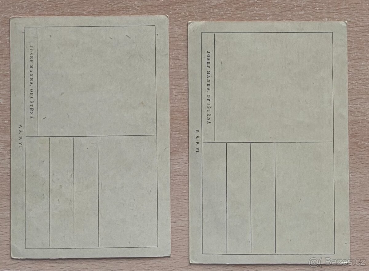 Staré pohlednice Josef Mánes - 14