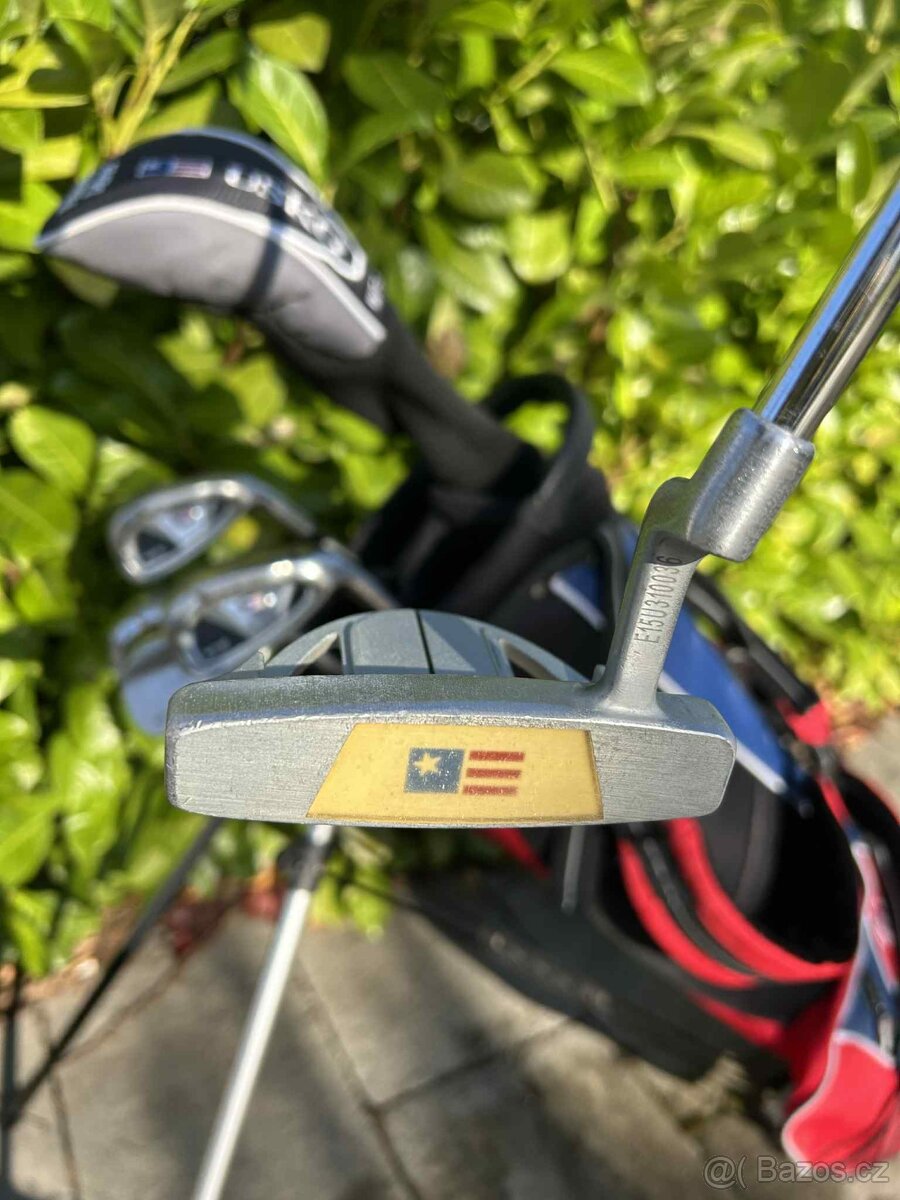 Prodám golfový set US Kids Golf, 63", 157 až 169cm - 14