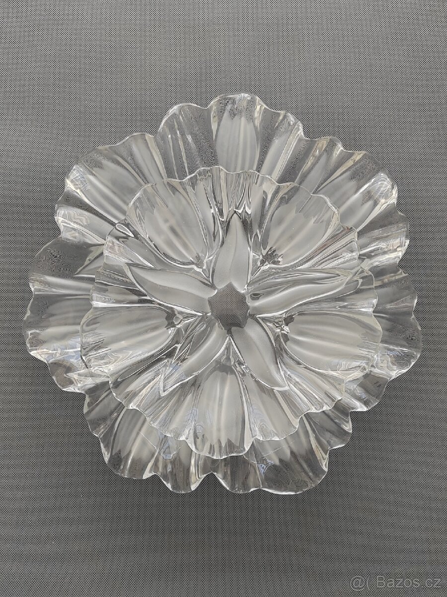 Sada skleněných servirovacich talířů a mísy od Mikasa - 14