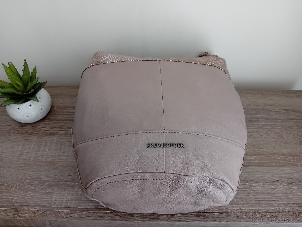 FredsBruder dámská luxusní hobo kabelka kožená - 14