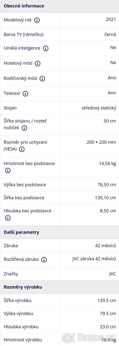 JVC LT‑58VA8035 58″ | UHD 4K, Android TV – Skvělý stav - 14