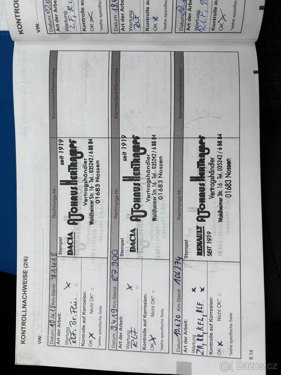 Dacia Logan MCV 1.2i, 1. majitel - 14