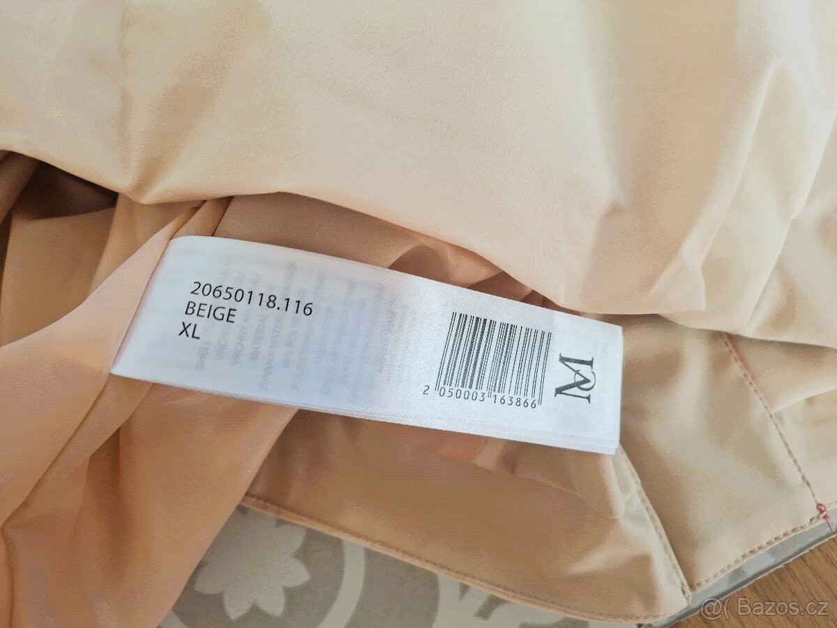 Nová s visačkou kvalitní krémová parka Montecristo XL - 14