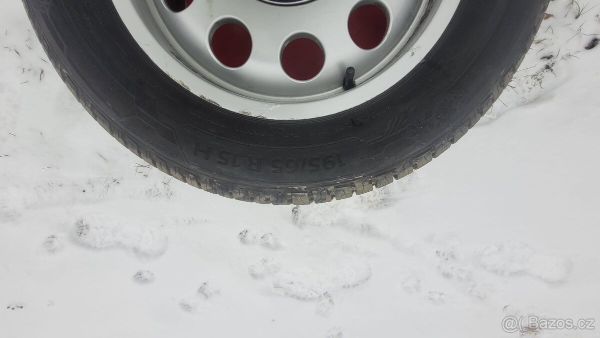 Audi Zimní kola 9mm 5x100 195/65/15 - 14