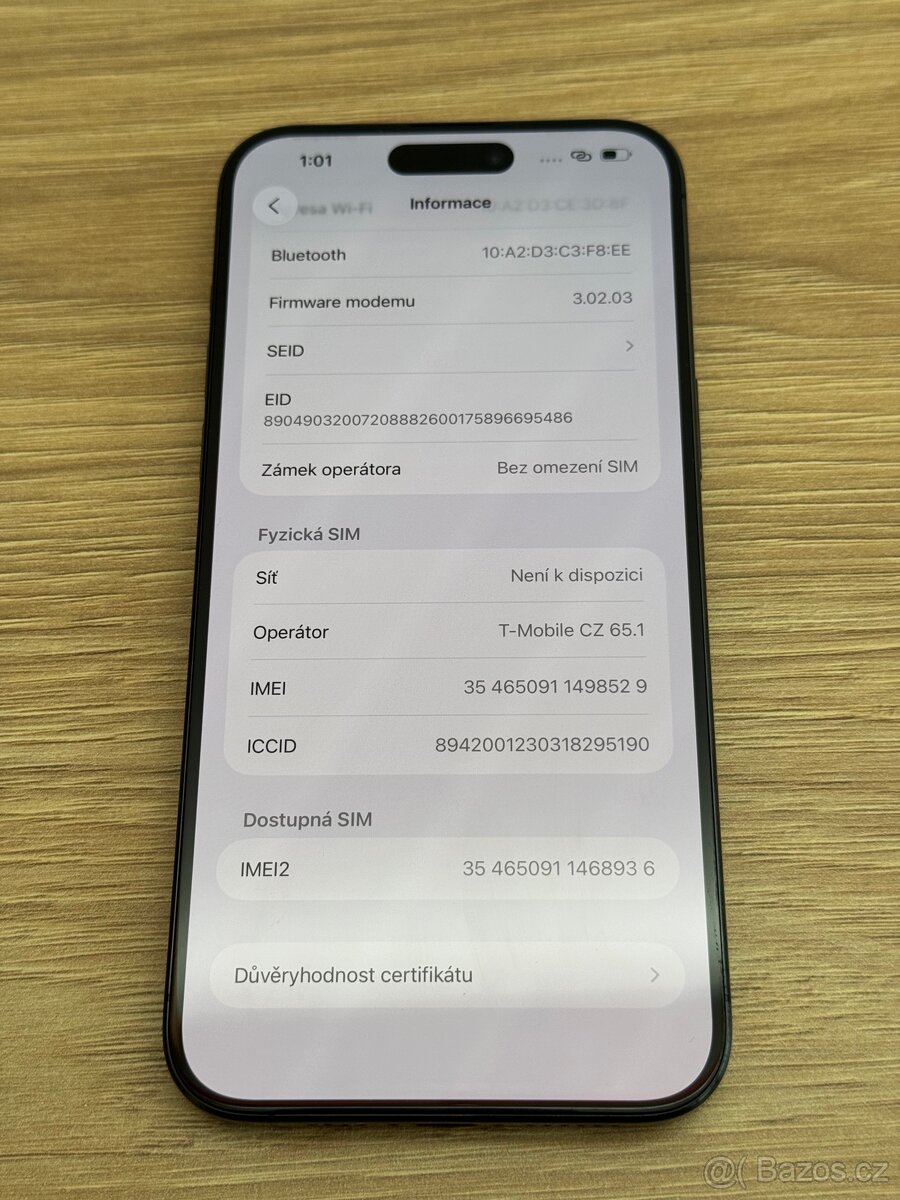 iPhone 15 Pro Max 256 GB – perfektní stav, originální balení - 14