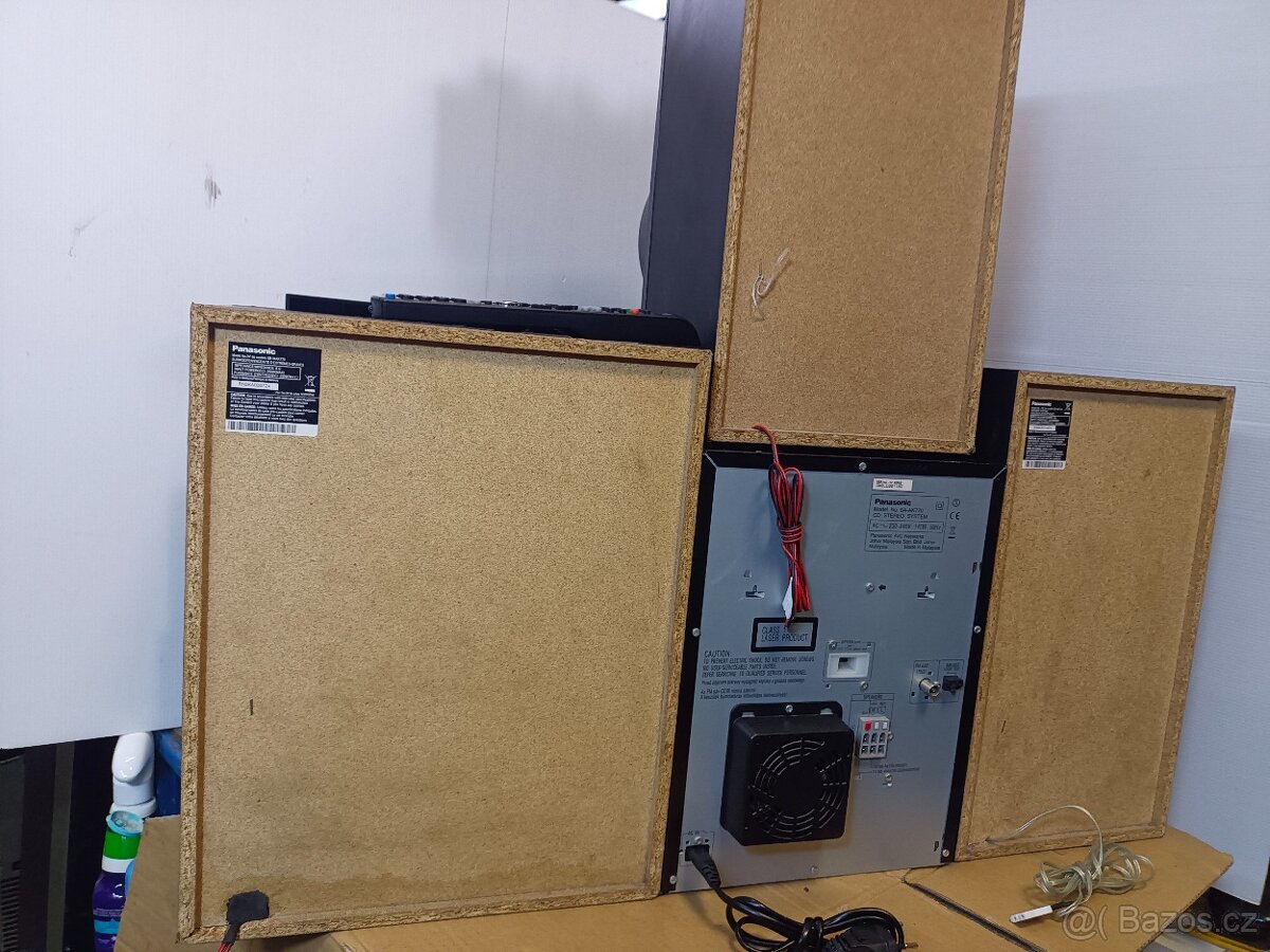 PANASONIC věž SA-AK770, CD-Mgf-USB-Rádio, subwoofer - 14
