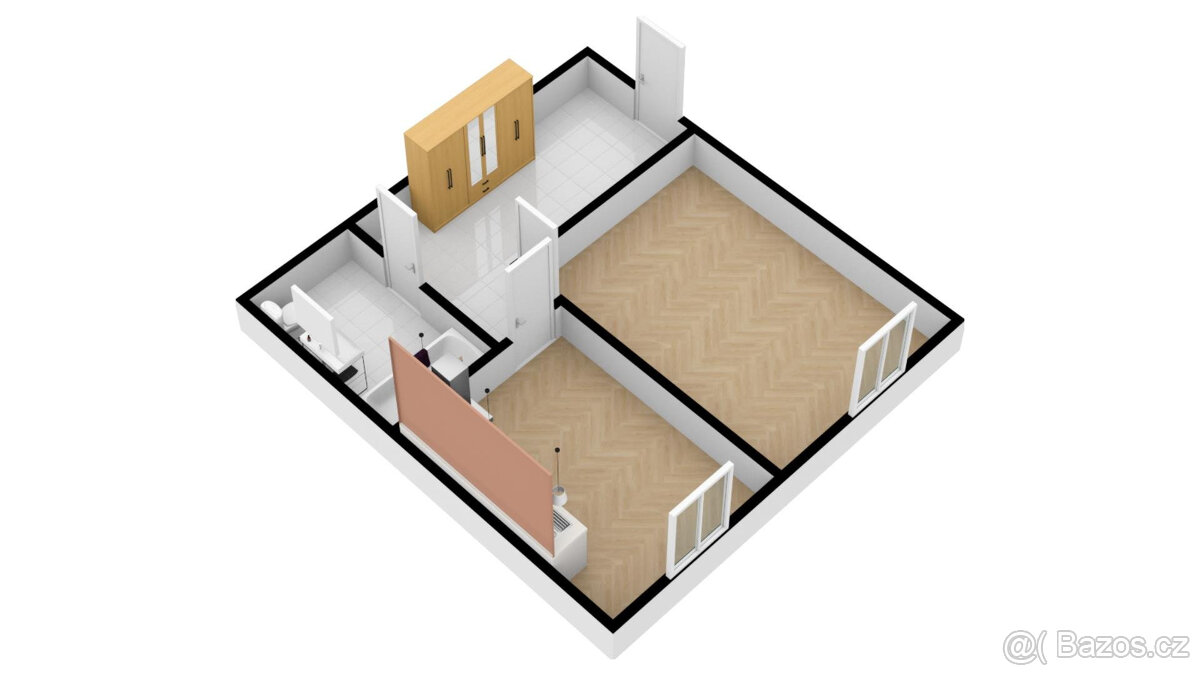 Pronájem bytu 2+kk, 45 m2, Liberec, ul. Revoluční. - 14