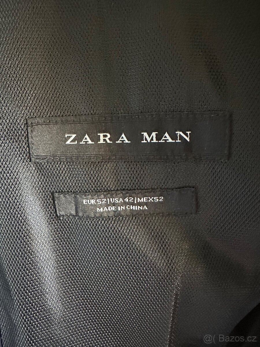 Pánský oblek Zara + kalhoty + košile - 14