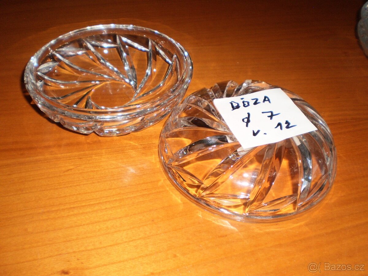 sklo - broušené - více kusů - dědictví ++nové++ - 14